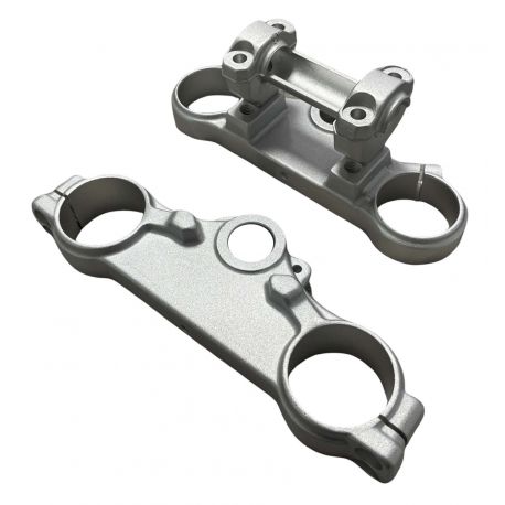 Kayo TD125 full aluminum fork crown, gray
