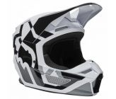  CASQUE FOX V-1 LUX BLACK/WHITE 