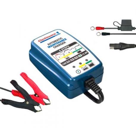 Chargeur/Mainteneur de batterie OptiMate 1 DUO TM402-D 12V/12.8V pour Dirt  Bike Pit bike