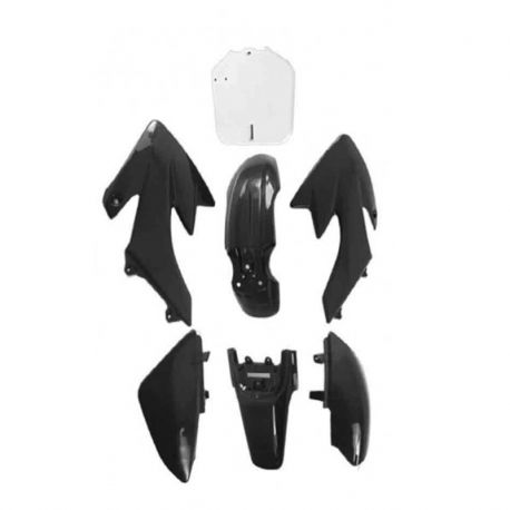 Kit plastique CRF 50 - Dirt Bike Noir