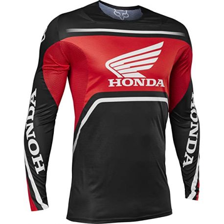 Maglia FOX 180 HONDA - Nero/Rosso (2023)