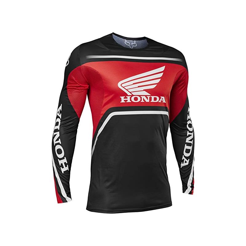 Maglia FOX 180 HONDA - Nero/Rosso (2023)