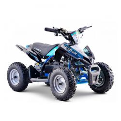 POCKET QUAD ÉLECTRIQUE 800W ENFANT KEROX E-REX BW6 Bleu