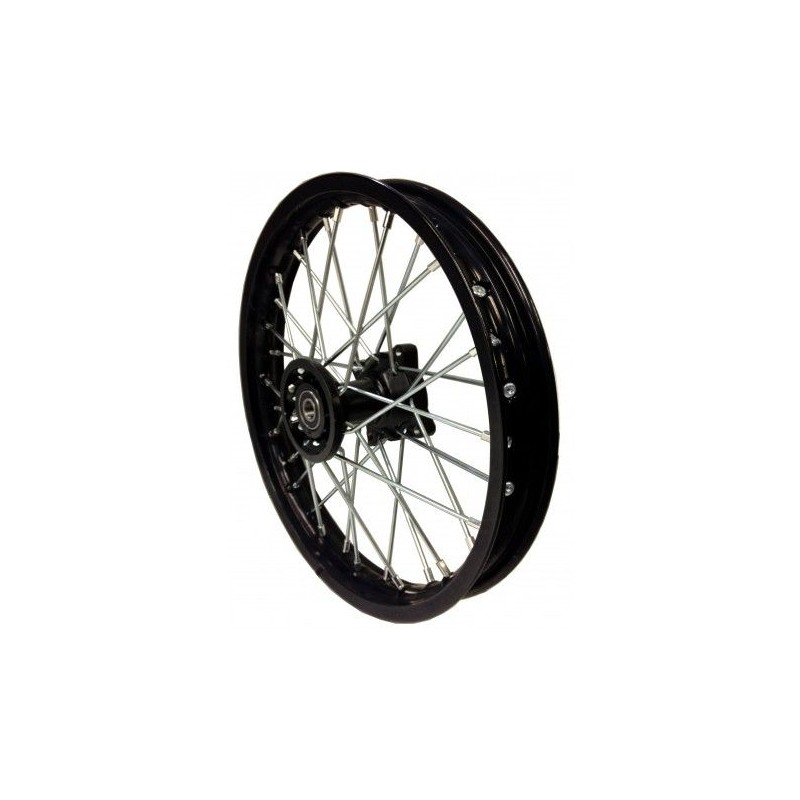 Jante Dirt Bike Avant Alu 17" (Axe 15mm) - Noir