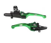 Set of Flex Clutch and Brake Levers CRZ Green