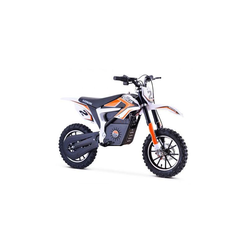 Kit décoration de moto electrique pour enfant KEROX E-STORM jaune