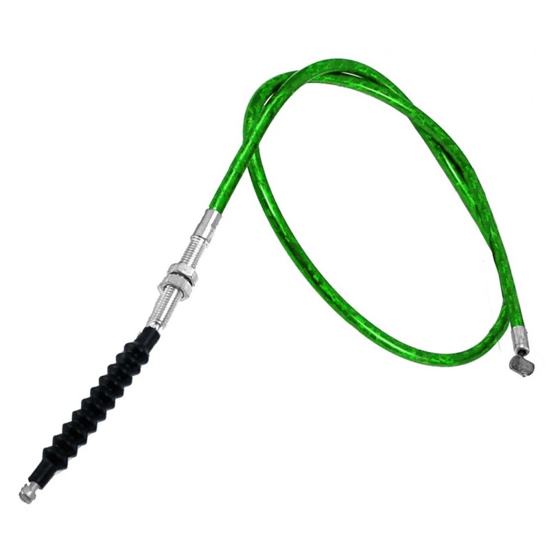Cable d'embrayage demarrage en prise 1020mm Vert