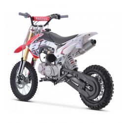 Pit Bike Bastos - BS 125cc Semi Automatica - 12"/14" - Rosso