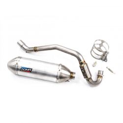 Echappement DOMA Racing PowerBomb Sil MX + Ligne INOX RFZ