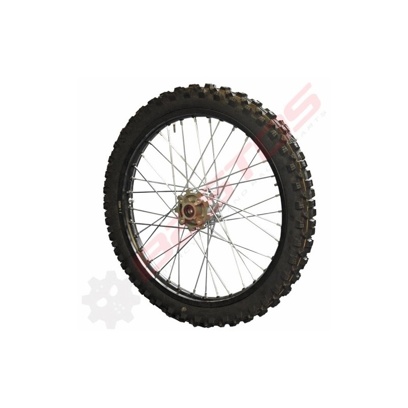 Roue Complète Avant 21" Aluminium (Axe 15mm)