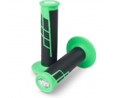 Poignées PRO TAPER Waffle - Vert/Noir