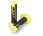 Poignées PRO TAPER Waffle - Jaune/Noir