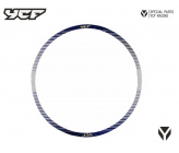 Stickers de roue - 12" - Orange