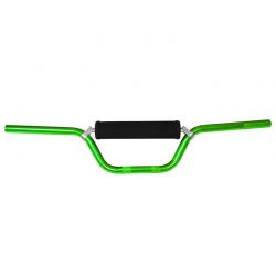 Guidon Alu 22mm - Vert pour Dirt Bike