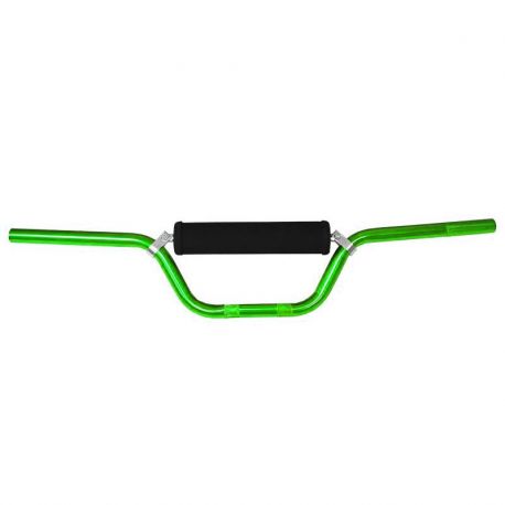 Guidon Alu 22mm - Vert pour Dirt Bike