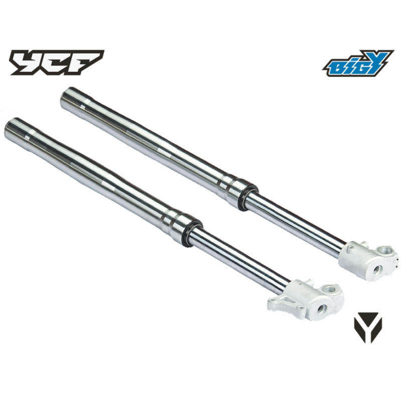 Fourche inversée Pit Bike YCF -  785mm (Té 45/48mm) - Etrier 51mm