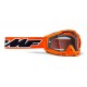 Maschera Enduro FMF POWERBOMB arancione - lente trasparente