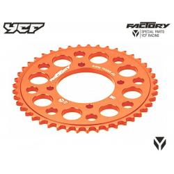 Couronne 420 CNC Orange YCF 5 trous (41,43 Dents)