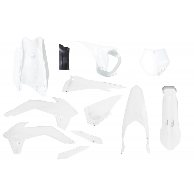 Kit plastique complet - KTM-L - Blanc