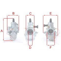 Carburatore 26mm Molkt
