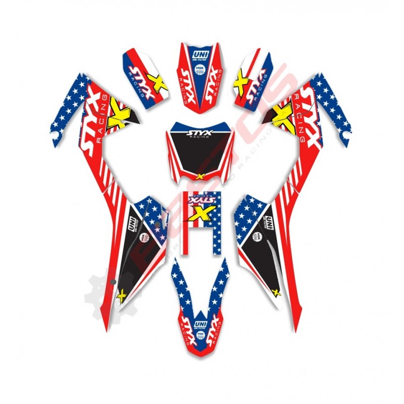 Kit décoration CRF110 - STYX Racing