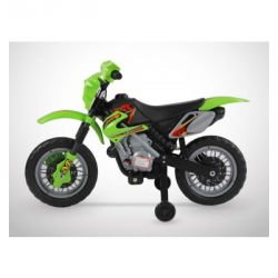 Moto Electrique Enfant KINGTOYS - Cobra 18W - Vert