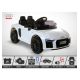 Voiture Electrique 2 Places 40W Enfant Audi R8 Spyder - Blanc