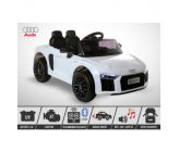 Voiture Electrique Enfant KINGTOYS Audi R8 Spyder 40W - Blanc