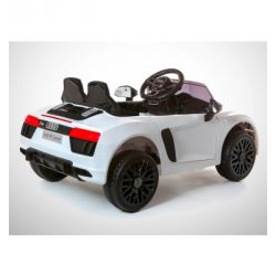 Voiture Electrique Enfant KINGTOYS Audi R8 Spyder 40W - Blanc