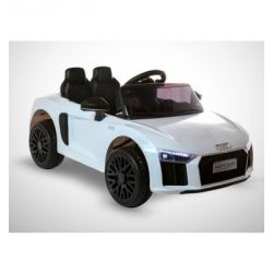 Voiture Electrique Enfant KINGTOYS Audi R8 Spyder 40W - Blanc