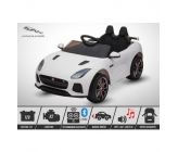 Voiture Electrique 2 Places Enfant KINGTOYS Jaguar F-TYPE SVR 50W - Blanc