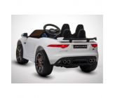 Voiture Electrique 2 Places Enfant KINGTOYS Jaguar F-TYPE SVR 50W - Blanc