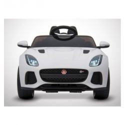 Voiture Electrique 2 Places Enfant KINGTOYS Jaguar F-TYPE SVR 50W - Blanc