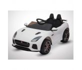 Voiture Electrique 2 Places Enfant KINGTOYS Jaguar F-TYPE SVR 50W - Blanc