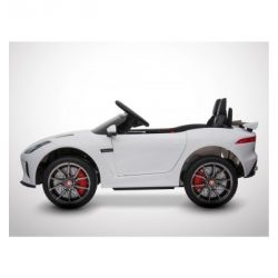 Voiture Electrique 2 Places Enfant KINGTOYS Jaguar F-TYPE SVR 50W - Blanc