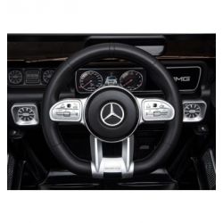 Voiture Electrique 1 Place Enfant KINGTOYS Mercedes G 63 AMG 50W - Noir