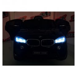  Voiture Electrique 1 Place Enfant KINGTOYS BMW X6M 70W - Noir