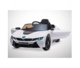 Voiture Electrique 1 Place Enfant KINGTOYS BMW I8 60W - Blanc