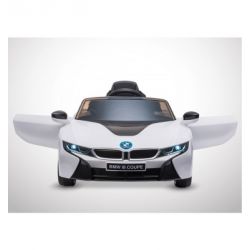 Voiture Electrique 1 Place Enfant KINGTOYS BMW I8 60W - Blanc