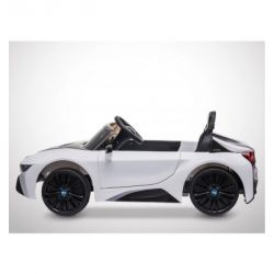 Voiture Electrique 1 Place Enfant KINGTOYS BMW I8 60W - Blanc