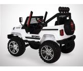 Voiture Electrique 2 Places Enfant 180W 4x4 Jeep - Blanc