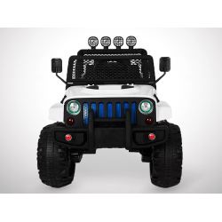 Voiture Electrique 2 Places Enfant 180W 4x4 Jeep - Blanc