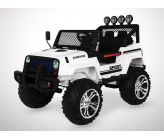 Voiture Electrique 2 Places Enfant 180W 4x4 Jeep - Blanc