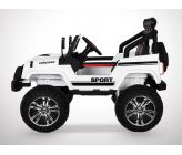 Voiture Electrique 2 Places Enfant 180W 4x4 Jeep - Blanc