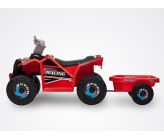 Quad Electrique 25W Enfant Bison - Rouge