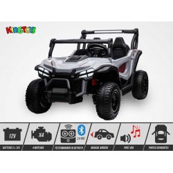 Buggy electrique 2 Places 140W Enfant 4x4 SSV - gris