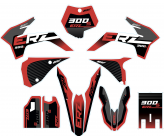 Kit décoration ERZ 300S - KTM-L - Rouge