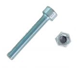 Boulon à tête hexagonale + contre-écrou M6x40
