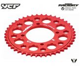 Couronne 420 CNC Rouge YCF (41, 43, 45 Dents)