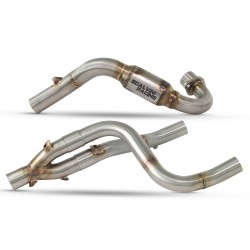 Ligne d'échappement double sorties Scalvini Carbon - CRF110